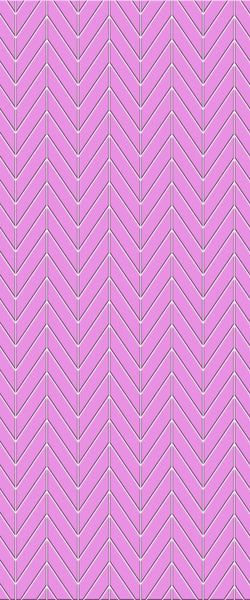 Pink Chevron Tile Acrylic Shower Wall Panel 2440mm x 1220mm ( 3mm Thick) - CladdTech