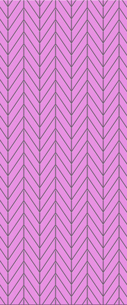 Pink Chevron Tile Acrylic Shower Wall Panel 2440mm x 1220mm ( 3mm Thick) - CladdTech