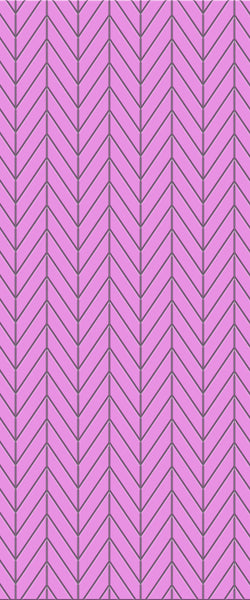 Pink Chevron Tile Acrylic Shower Wall Panel 2440mm x 1220mm ( 3mm Thick) - CladdTech
