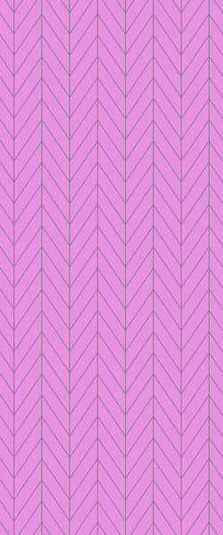 Pink Chevron Tile Acrylic Shower Wall Panel 2440mm x 1220mm ( 3mm Thick) - CladdTech
