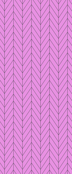 Pink Chevron Tile Acrylic Shower Wall Panel 2440mm x 1220mm ( 3mm Thick) - CladdTech