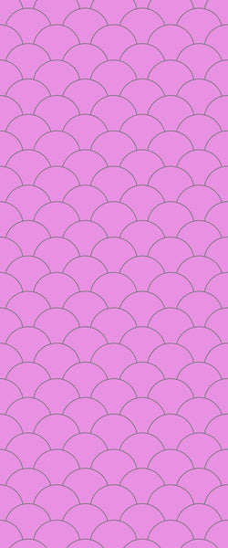 Pink Fishscales Tile Acrylic Shower Panel 2440mm x 1220mm (3mm Thick) - CladdTech