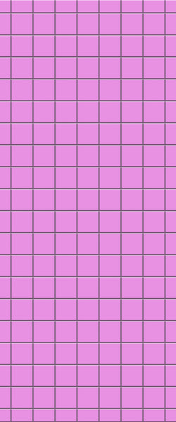 Pink Checkerboard Tile Acrylic Shower Wall Panel 2440mm x 1220mm ( 3mm Thick) - CladdTech