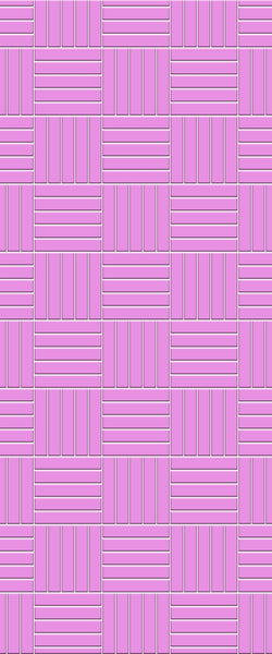Pink Mosaic Tile Acrylic Shower Wall Panel 2440mm x 1220mm ( 3mm Thick) - CladdTech