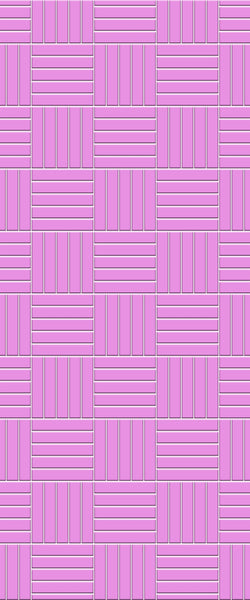 Pink Mosaic Tile Acrylic Shower Wall Panel 2440mm x 1220mm ( 3mm Thick) - CladdTech