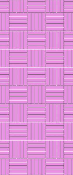 Pink Mosaic Tile Acrylic Shower Wall Panel 2440mm x 1220mm ( 3mm Thick) - CladdTech