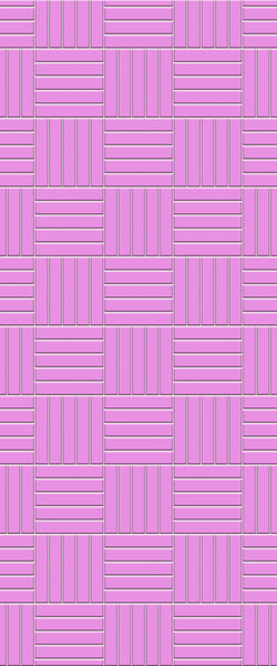 Pink Mosaic Tile Acrylic Shower Wall Panel 2440mm x 1220mm ( 3mm Thick) - CladdTech