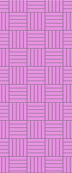 Pink Mosaic Tile Acrylic Shower Wall Panel 2440mm x 1220mm ( 3mm Thick) - CladdTech
