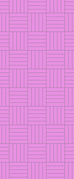 Pink Mosaic Tile Acrylic Shower Wall Panel 2440mm x 1220mm ( 3mm Thick) - CladdTech