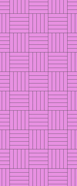 Pink Mosaic Tile Acrylic Shower Wall Panel 2440mm x 1220mm ( 3mm Thick) - CladdTech