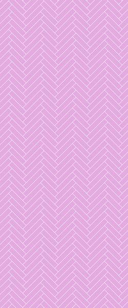 Pink Single Herringbone Tile Acrylic Shower Panel 2440mm x 1220mm ( 3mm Thick) - CladdTech