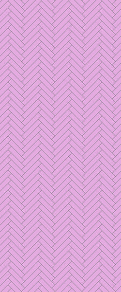 Pink Single Herringbone Tile Acrylic Shower Panel 2440mm x 1220mm ( 3mm Thick) - CladdTech