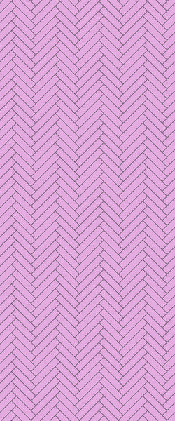 Pink Single Herringbone Tile Acrylic Shower Panel 2440mm x 1220mm ( 3mm Thick) - CladdTech