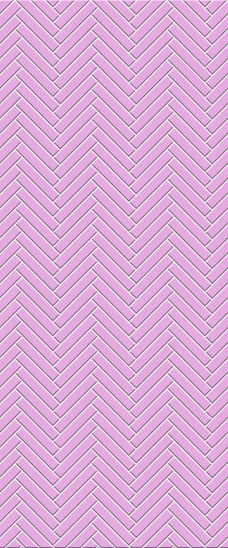 Pink Double Herringbone Tile Acrylic Shower Panel 2440mm x 1220mm ( 3mm Thick) - CladdTech
