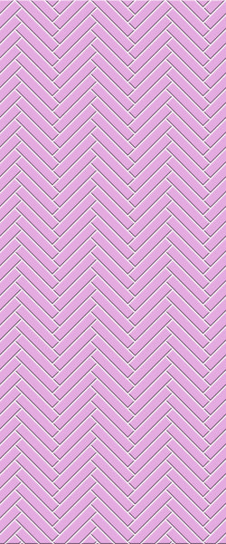 Pink Double Herringbone Tile Acrylic Shower Panel 2440mm x 1220mm ( 3mm Thick) - CladdTech