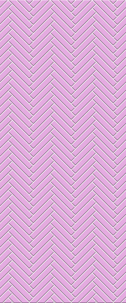 Pink Double Herringbone Tile Acrylic Shower Panel 2440mm x 1220mm ( 3mm Thick) - CladdTech