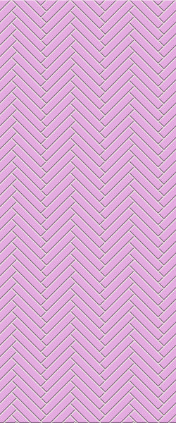 Pink Double Herringbone Tile Acrylic Shower Panel 2440mm x 1220mm ( 3mm Thick) - CladdTech
