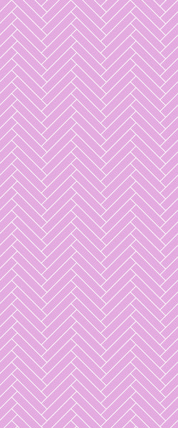 Pink Double Herringbone Tile Acrylic Shower Panel 2440mm x 1220mm ( 3mm Thick) - CladdTech
