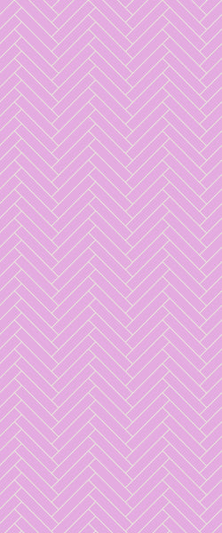 Pink Double Herringbone Tile Acrylic Shower Panel 2440mm x 1220mm ( 3mm Thick) - CladdTech