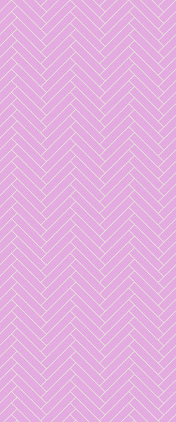 Pink Double Herringbone Tile Acrylic Shower Panel 2440mm x 1220mm ( 3mm Thick) - CladdTech