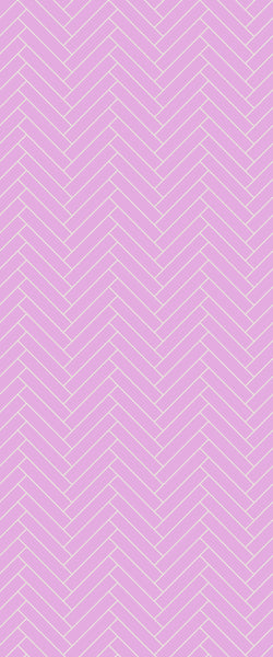 Pink Double Herringbone Tile Acrylic Shower Panel 2440mm x 1220mm ( 3mm Thick) - CladdTech