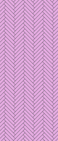 Pink Double Herringbone Tile Acrylic Shower Panel 2440mm x 1220mm ( 3mm Thick) - CladdTech