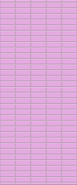 Pink Horizontal Block Tile Acrylic Shower Panel 2440mm x 1220mm ( 3mm Thick) - CladdTech