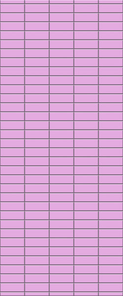 Pink Horizontal Block Tile Acrylic Shower Panel 2440mm x 1220mm ( 3mm Thick) - CladdTech