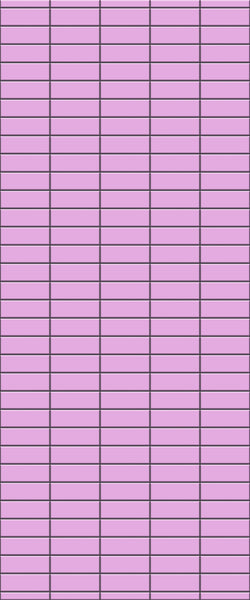 Pink Horizontal Block Tile Acrylic Shower Panel 2440mm x 1220mm ( 3mm Thick) - CladdTech