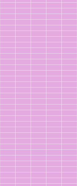 Pink Horizontal Block Tile Acrylic Shower Panel 2440mm x 1220mm ( 3mm Thick) - CladdTech