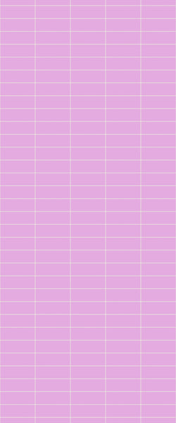 Pink Horizontal Block Tile Acrylic Shower Panel 2440mm x 1220mm ( 3mm Thick) - CladdTech