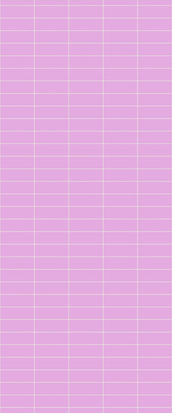 Pink Horizontal Block Tile Acrylic Shower Panel 2440mm x 1220mm ( 3mm Thick) - CladdTech