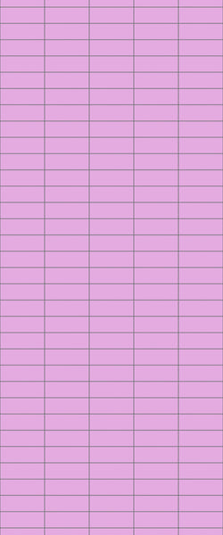 Pink Horizontal Block Tile Acrylic Shower Panel 2440mm x 1220mm ( 3mm Thick) - CladdTech