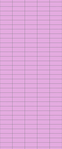 Pink Horizontal Block Tile Acrylic Shower Panel 2440mm x 1220mm ( 3mm Thick) - CladdTech