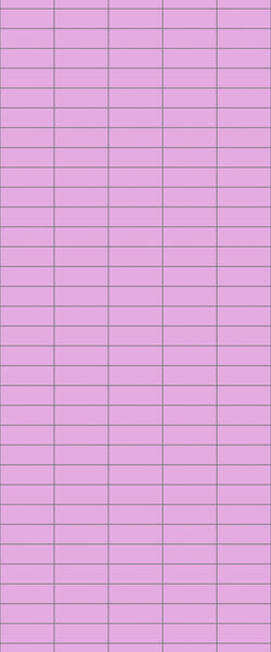 Pink Horizontal Block Tile Acrylic Shower Panel 2440mm x 1220mm ( 3mm Thick) - CladdTech