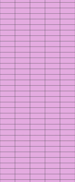 Pink Horizontal Block Tile Acrylic Shower Panel 2440mm x 1220mm ( 3mm Thick) - CladdTech