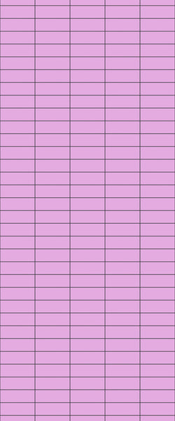 Pink Horizontal Block Tile Acrylic Shower Panel 2440mm x 1220mm ( 3mm Thick) - CladdTech
