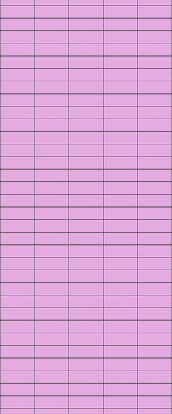 Pink Horizontal Block Tile Acrylic Shower Panel 2440mm x 1220mm ( 3mm Thick) - CladdTech