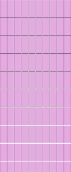 Pink Vertical Block Tile Acrylic Shower Panel 2440mm x 1220mm ( 3mm Thick) - CladdTech