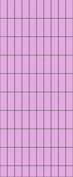 Pink Vertical Block Tile Acrylic Shower Panel 2440mm x 1220mm ( 3mm Thick) - CladdTech