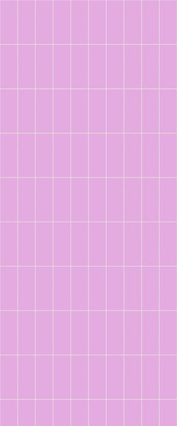 Pink Vertical Block Tile Acrylic Shower Panel 2440mm x 1220mm ( 3mm Thick) - CladdTech