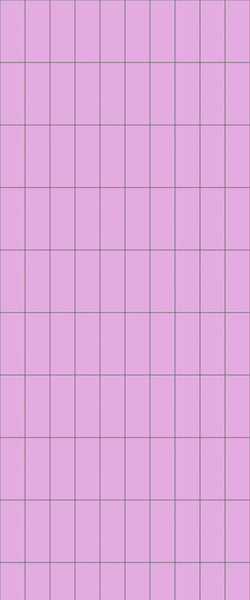 Pink Vertical Block Tile Acrylic Shower Panel 2440mm x 1220mm ( 3mm Thick) - CladdTech