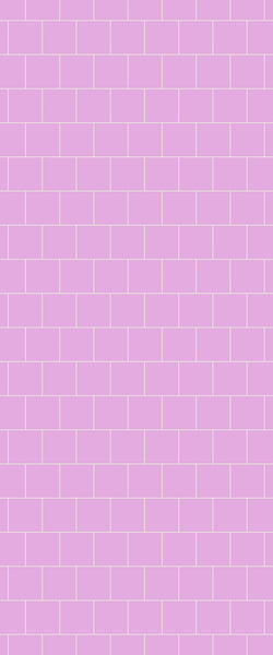 Pink Large Square's Tile Acrylic Shower Wall Panel 2440mm x 1220mm ( 3mm Thick) - CladdTech