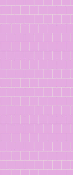 Pink Large Square's Tile Acrylic Shower Wall Panel 2440mm x 1220mm ( 3mm Thick) - CladdTech