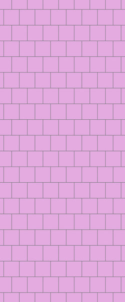 Pink Large Square's Tile Acrylic Shower Wall Panel 2440mm x 1220mm ( 3mm Thick) - CladdTech