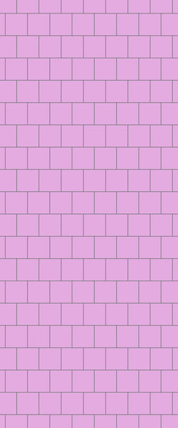 Pink Large Square's Tile Acrylic Shower Wall Panel 2440mm x 1220mm ( 3mm Thick) - CladdTech