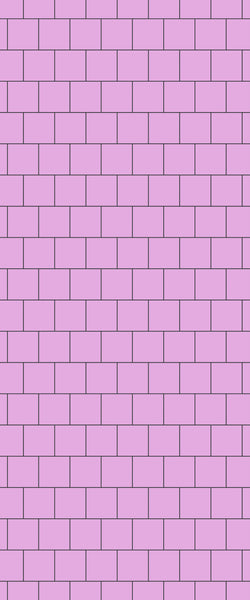Pink Large Square's Tile Acrylic Shower Wall Panel 2440mm x 1220mm ( 3mm Thick) - CladdTech