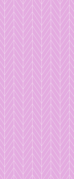 Pink Chevron Tile Acrylic Shower Wall Panel 2440mm x 1220mm ( 3mm Thick) - CladdTech