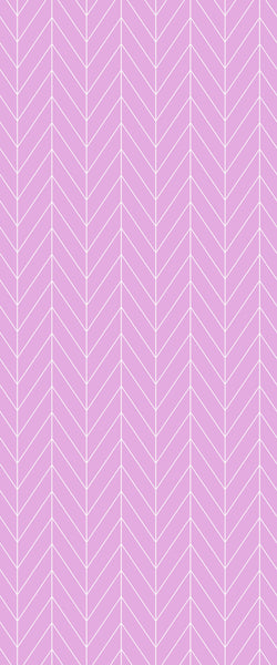 Pink Chevron Tile Acrylic Shower Wall Panel 2440mm x 1220mm ( 3mm Thick) - CladdTech
