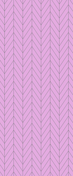 Pink Chevron Tile Acrylic Shower Wall Panel 2440mm x 1220mm ( 3mm Thick) - CladdTech